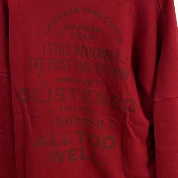 Taylor Swift “Red” All Too Well Pullover - Picture 5 of 6